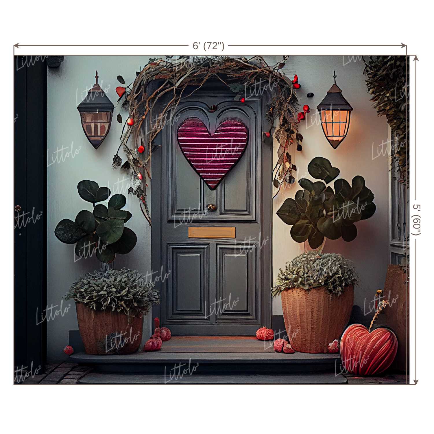 LB0948 Valentine Day Backdrop