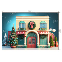 LB0980 Christmas Theme Backdrop