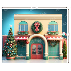 LB0980 Christmas Theme Backdrop