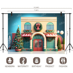 LB0980 Christmas Theme Backdrop