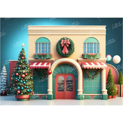 LB0980 Christmas Theme Backdrop