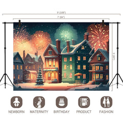LB0983 Christmas Theme Backdrop