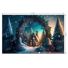 LB0987 Christmas Theme Backdrop