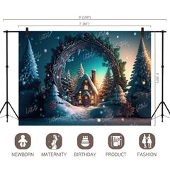 LB0987 Christmas Theme Backdrop