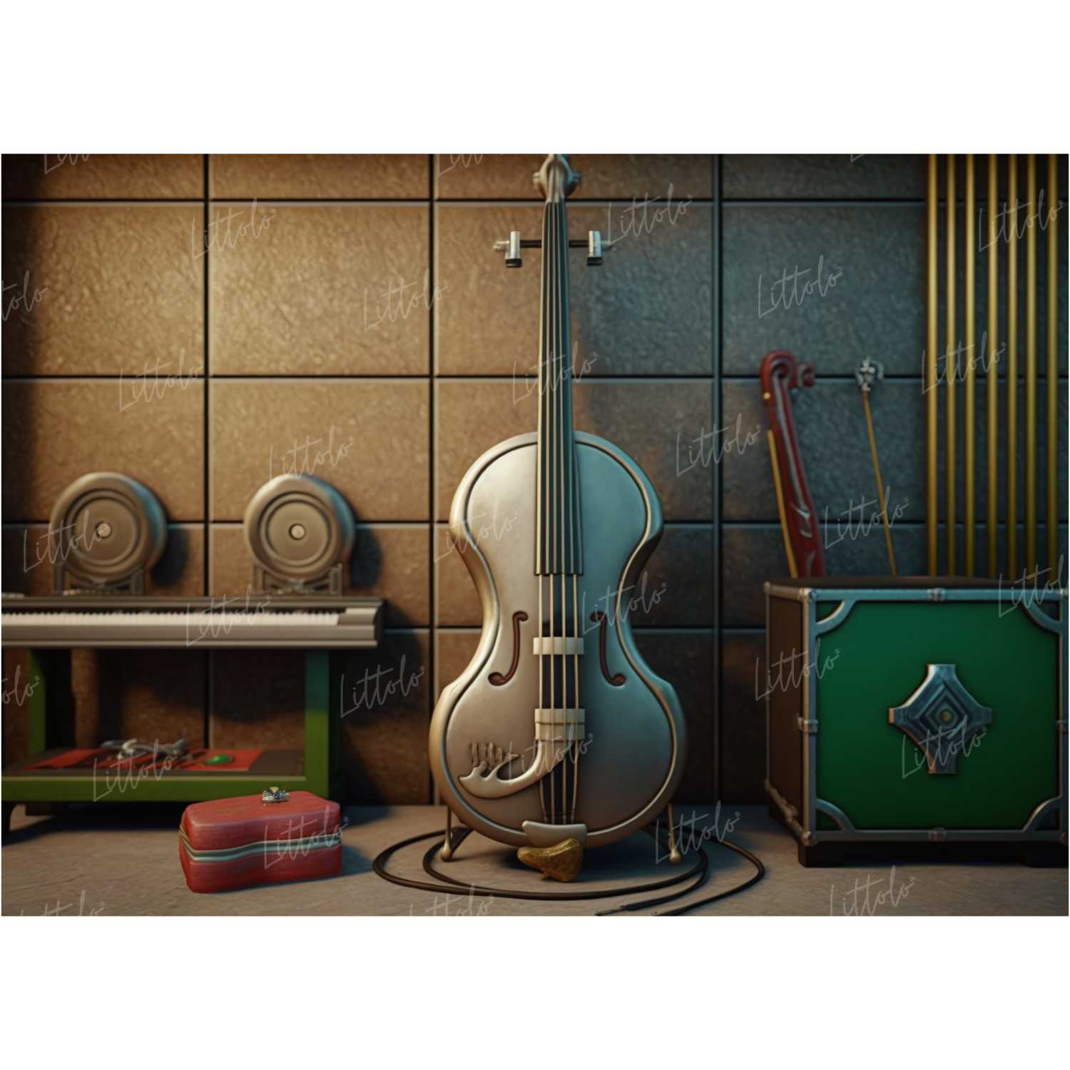 LB0998 Music Rockstar Backdrop