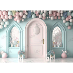 LB1002 Balloons Garland Decor Backdrop