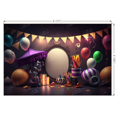 LB1004 Birthday Decor Backdrop