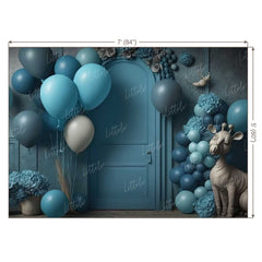 LB1006 Balloons Garland Doorway Backdrop
