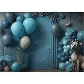 LB1006 Balloons Garland Doorway Backdrop