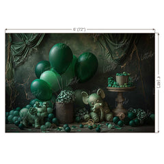 LB1009 Balloons Garland Decor Backdrop