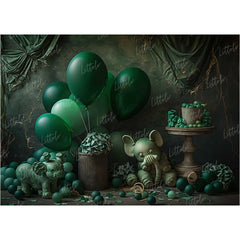 LB1009 Balloons Garland Decor Backdrop