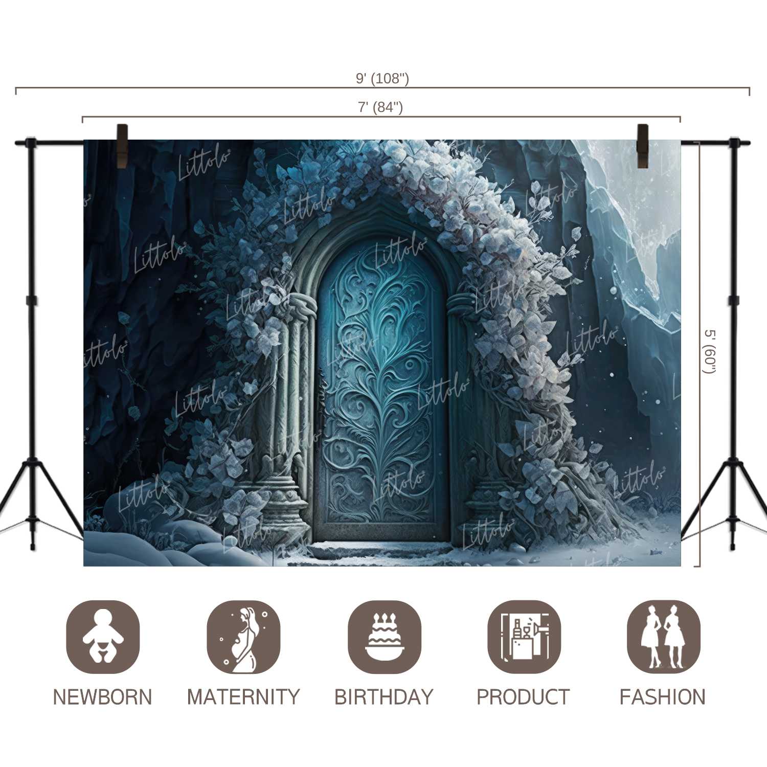 LB1013 Enchanted Doorway Backdrop