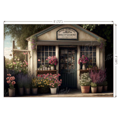LB1034 Flower Shop Backdrop
