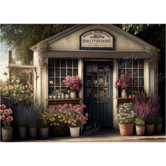 LB1034 Flower Shop Backdrop