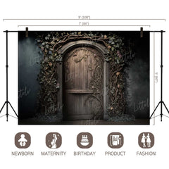 LB1038 Enchanted Doorway Backdrop