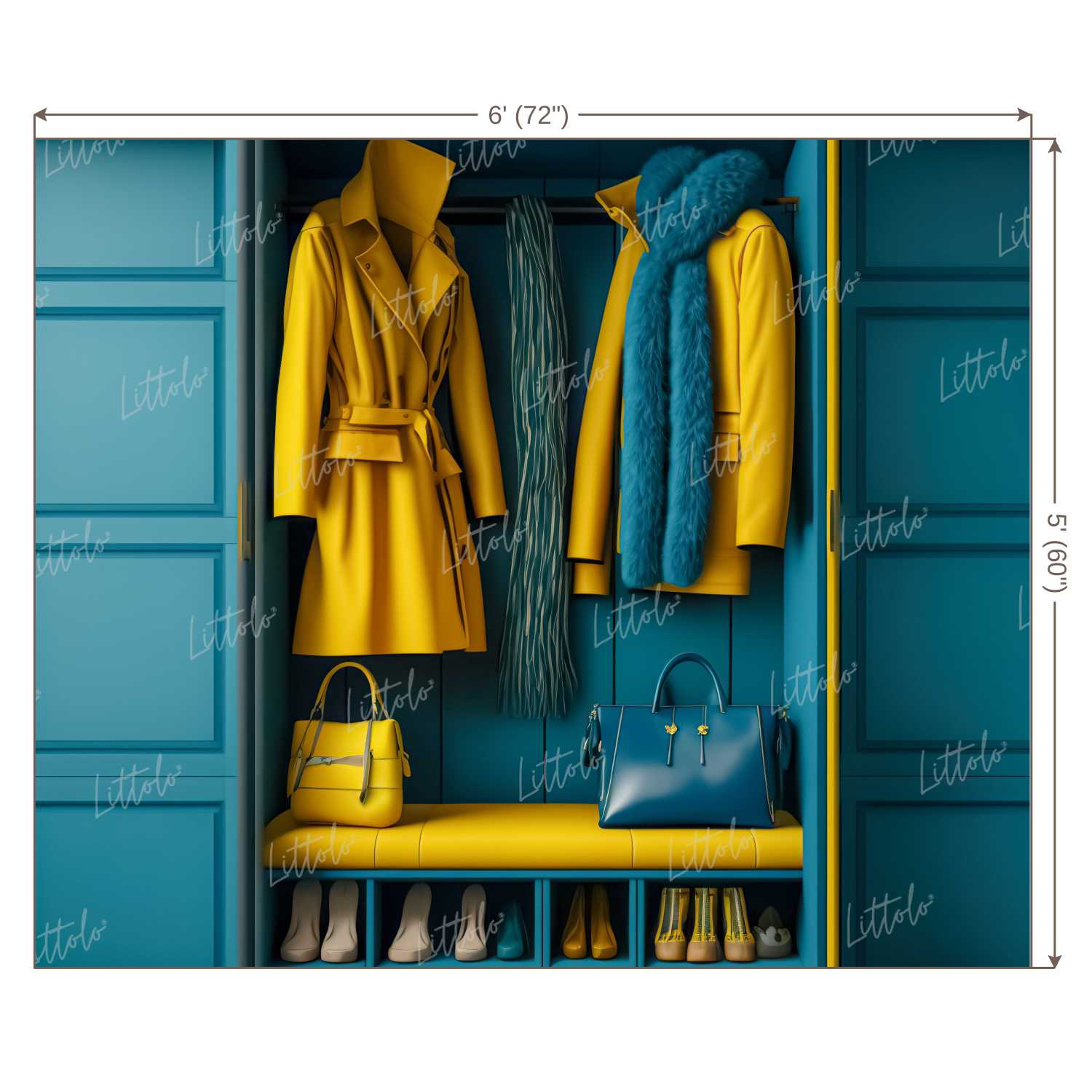 LB1043 Wardrobe Backdrop