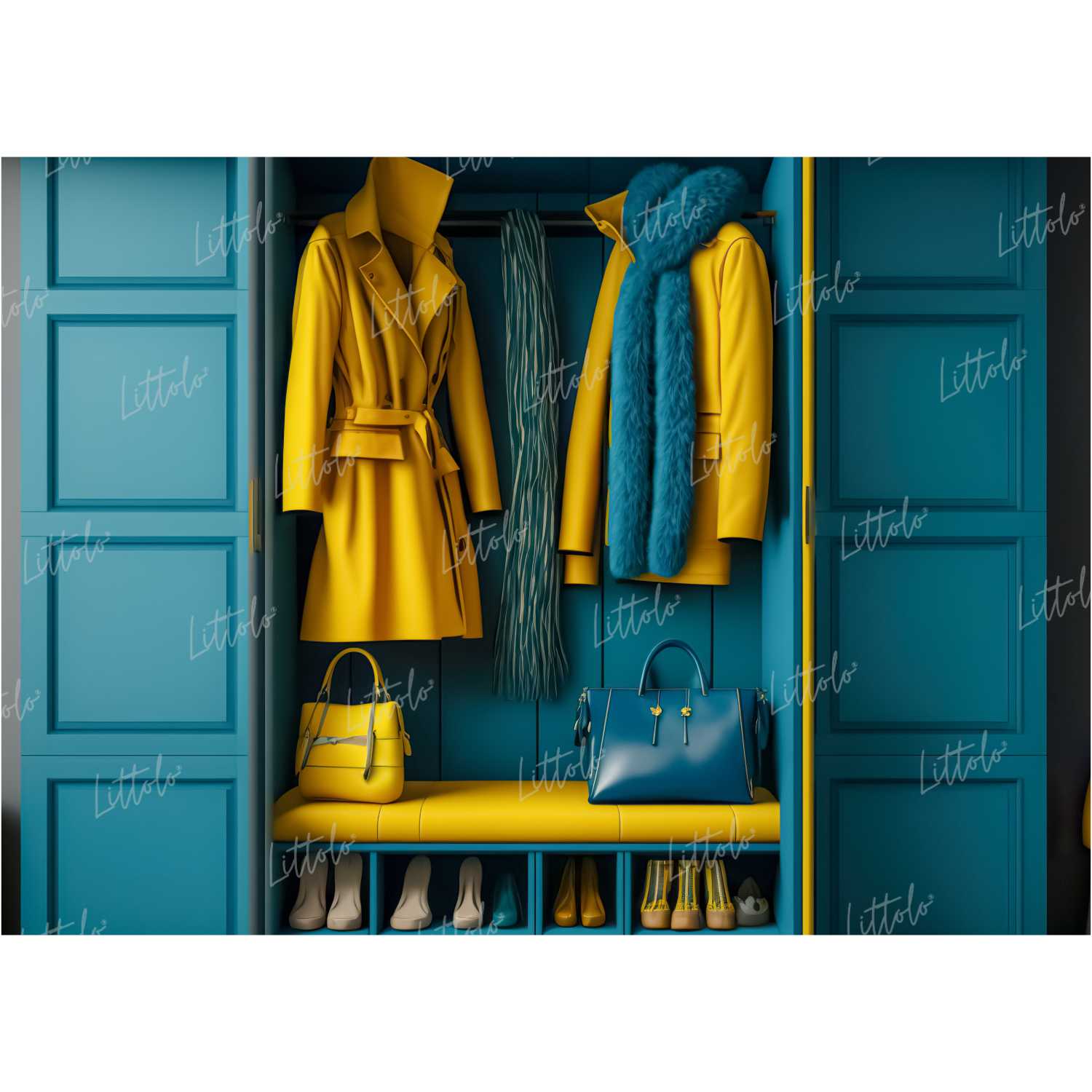 LB1043 Wardrobe Backdrop