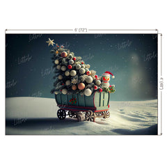 LB1052 Festive Christmas Backdrop