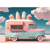 LB1060 Ice Cream Backdrop