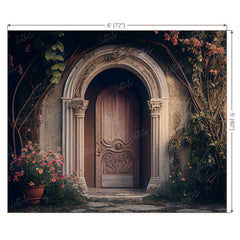 LB1068 Enchanted Doorway Backdrop