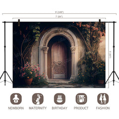 LB1068 Enchanted Doorway Backdrop