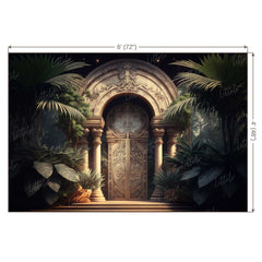 LB1069 Enchanted Doorway Backdrop