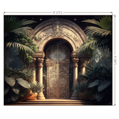 LB1069 Enchanted Doorway Backdrop