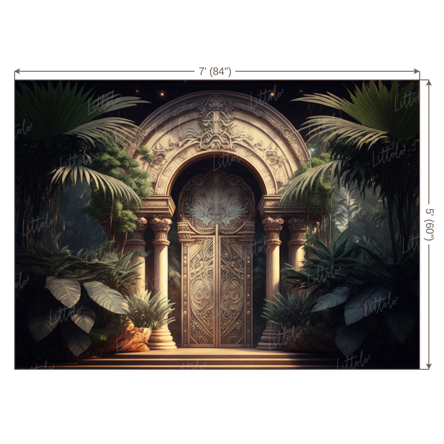 LB1069 Enchanted Doorway Backdrop