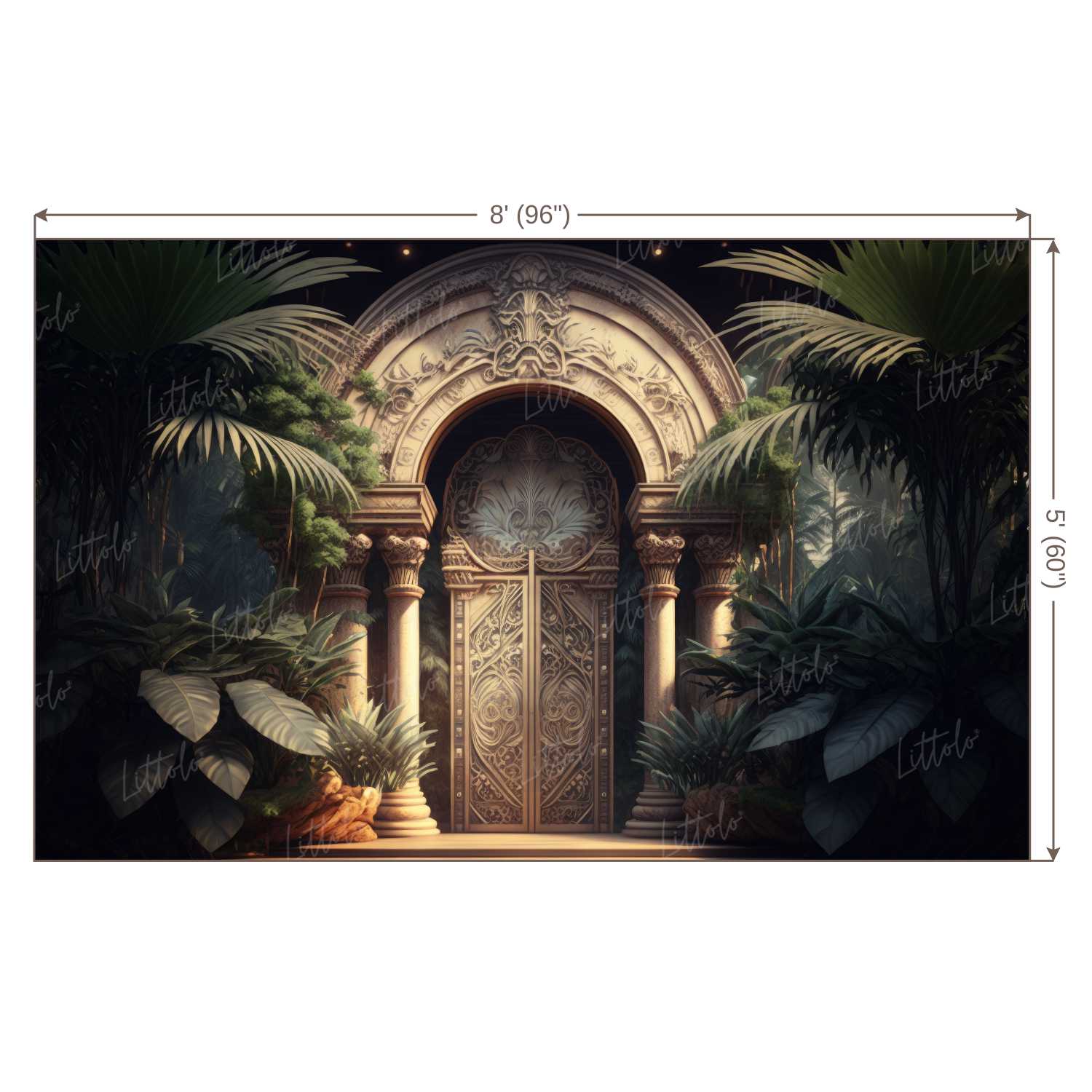 LB1069 Enchanted Doorway Backdrop