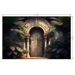 LB1069 Enchanted Doorway Backdrop