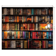 LB1079 Library Library Backdrop