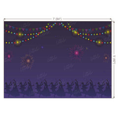 LB1081 Navratri Theme Backdrop