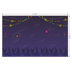 LB1081 Navratri Theme Backdrop