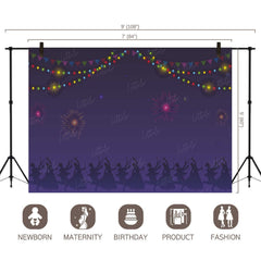 LB1081 Navratri Theme Backdrop