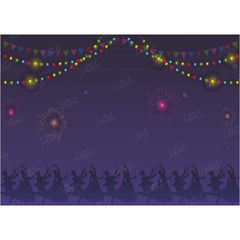 LB1081 Navratri Theme Backdrop