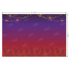 LB1083 Navratri Theme Backdrop