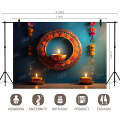 LB1090 Festive Diwali Backdrop
