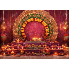 LB1091 Festive Diwali Backdrop