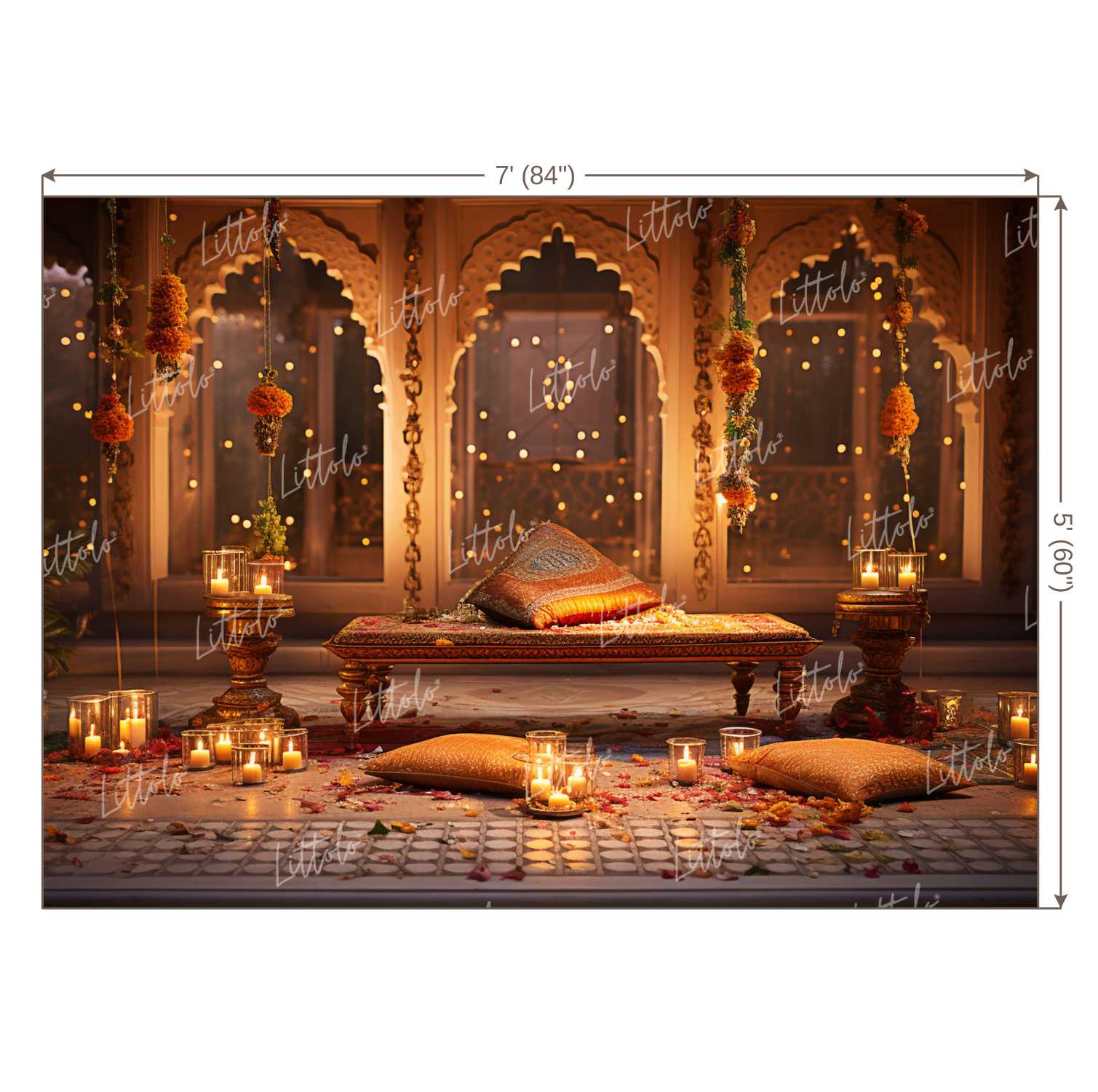 LB1093 Festive and Season Diwali Backdrop