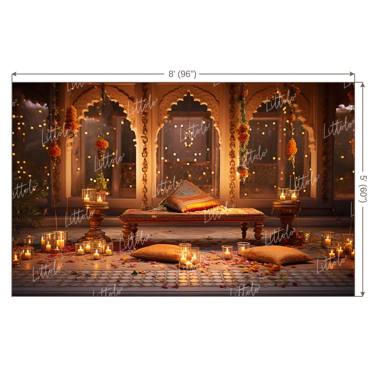 LB1093 Festive and Season Diwali Backdrop