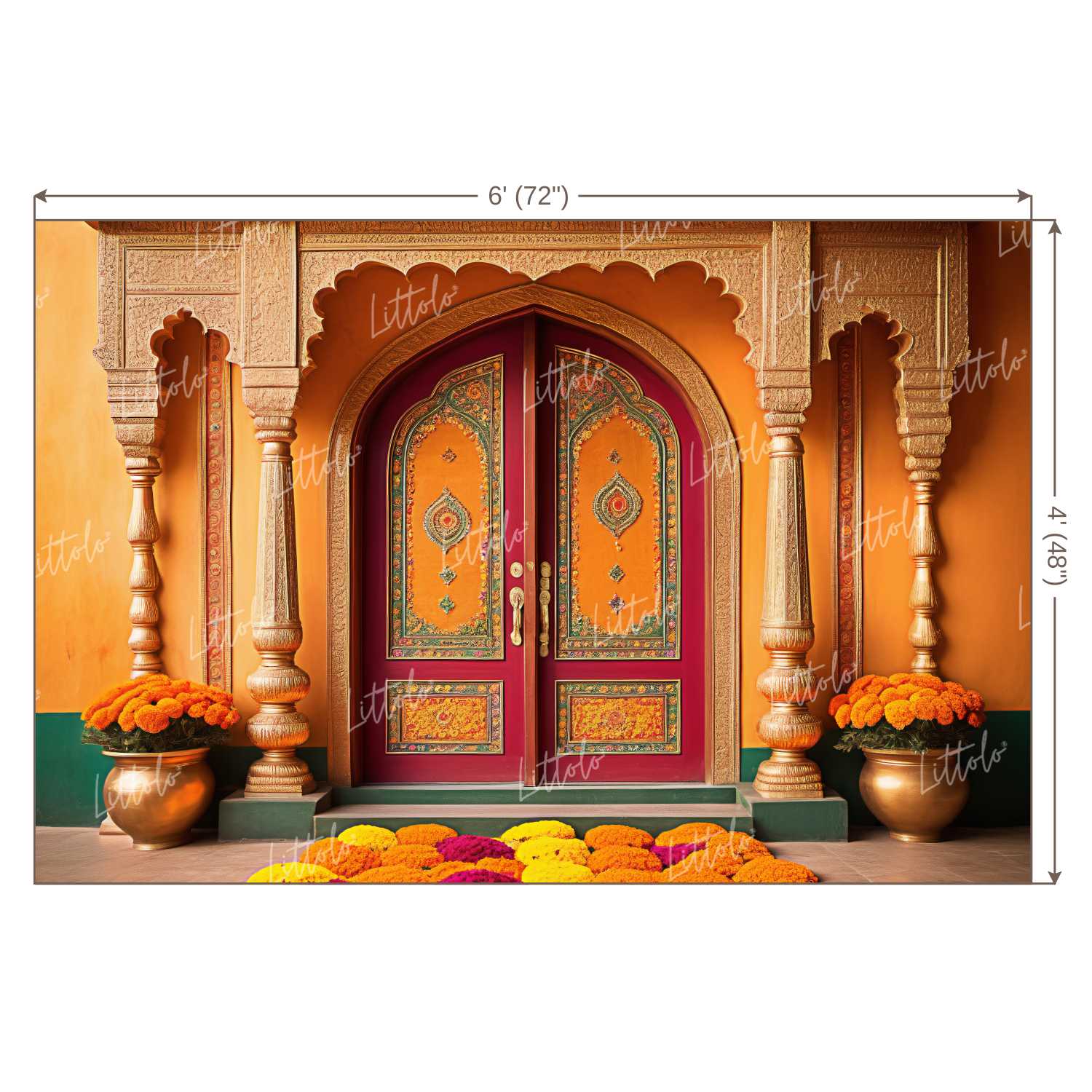 LB1094 Festive and Season Diwali Backdrop