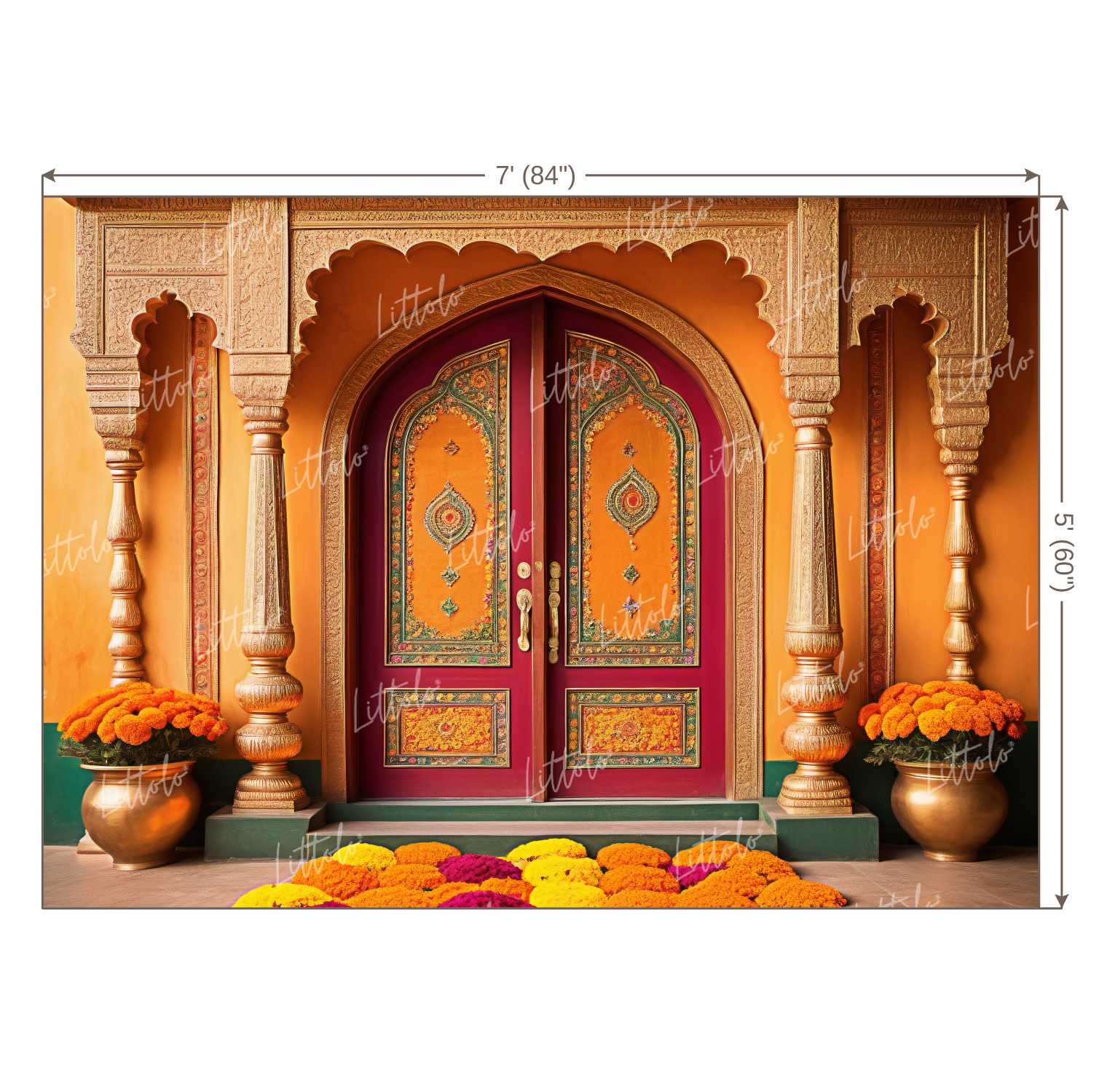 LB1094 Festive and Season Diwali Backdrop