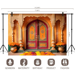 LB1094 Festive and Season Diwali Backdrop
