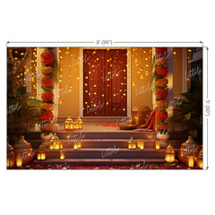 LB1095 Festive and Season Diwali Backdrop