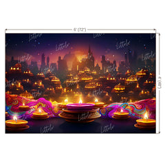 LB1098 Festive and Season Diwali Backdrop