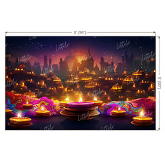 LB1098 Festive and Season Diwali Backdrop