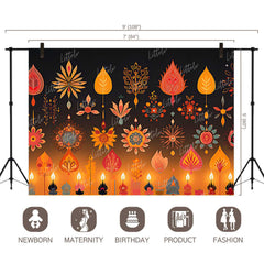 LB1099 Festive and Season Diwali Backdrop