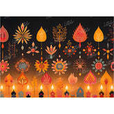 LB1099 Festive and Season Diwali Backdrop