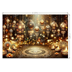 LB1105 Festive and Season Diwali Backdrop