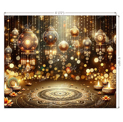 LB1105 Festive and Season Diwali Backdrop